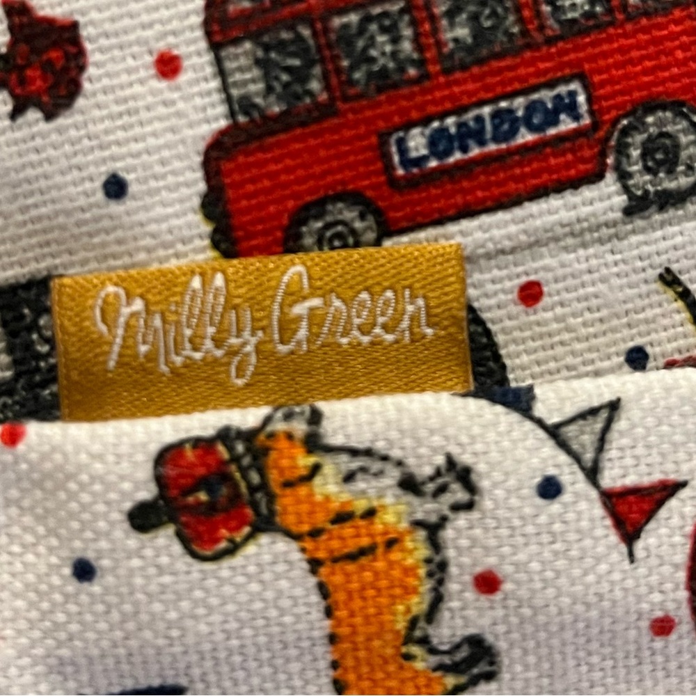 Millie Green London Tote Bag Corgi - Picture 4 of 6